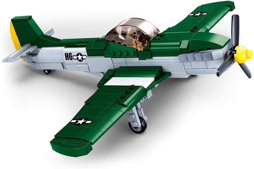 Sluban Wwii-p-51d Fighter, Mehrfarbig, AVERAGE
