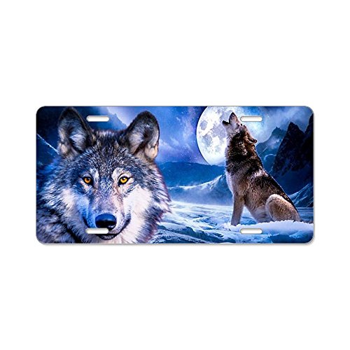 Wolf License Plates | Kritters in the Mailbox | Wolf License Plate