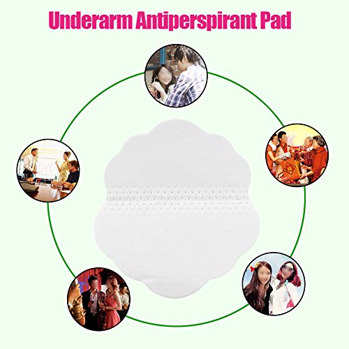 Disposable Sweat Pad, 3 Types Quincunx Shaped Antiperspirant Pads Underarm Armpit Sweat Absorption Shields, Sweat Free Armpit Protection(40Pcs) - Thumbnail 4