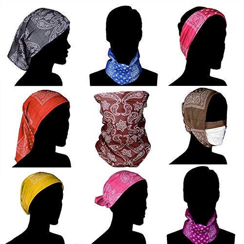 Instantarts Peacock Bird Feather Outdoor Scarf Headband Bandana Mask Necktie Head Wrap Mask Sweatband for Women Men 53cm x 53cm - Thumbnail 5
