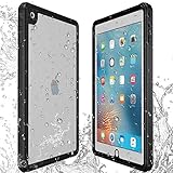 AICase iPad 9.7 inch 2017/2018 Waterproof Case, IP68 Waterproof 360 Degree All Round Protective Ultra Slim Thin Dust/Snow Proof with Lanyard Shockproof Case for Apple iPad 5th 6th Generation