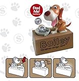 Dog Mechanical Piggy Bank- Watch Him Eat Your Coins! - Colors May Va