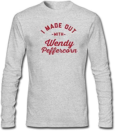 CCBING Men's I Made Out With Wendy Peffercorn Long Sleeve T-Shirt
