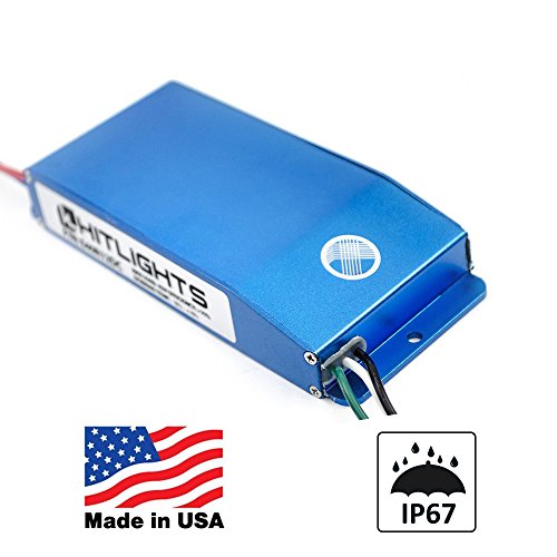 HitLights 40 Watt Dimmable Driver, Electronic, for LED Light Strips - 110V AC-12V DC Transformer. Made in the USA. Compatible with Lutron and Leviton