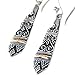 NOVICA Artisan Handmade Gold Accent Dangle Earrings Sterling Silver Indonesia Balinese Traditional [1.8 in L x 0.3 in W] ' Ubud Dancer'