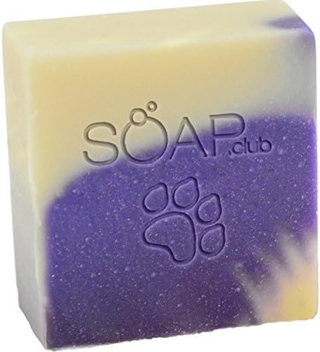 Soap Club Handmade Natural Pet Shampoo Soap Bar, Lavender, 5 oz