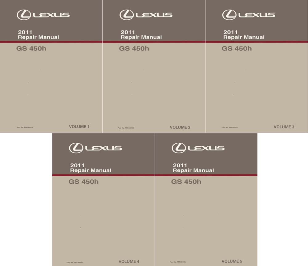 Amazon.com: bishko automotive literature 2011 Lexus GS 450h Shop Service  Repair Manual Complete Set: Automotive