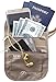 Travel Neck Wallet, Water Resistant Passport Holder Pouch with RFID Blocking