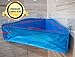 Bath Toy Storage - 4 Strong Adhesive Hooks - Bathtub Toys Net Holder Organiser - Corner Shower Caddy Bag for Kids and Toddlers - Bathroom Basket for Baby Boys and Girls - Hanging Mesh Hammock