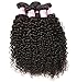 Beauty Forever Brazilian Curly Hair 1 Bundle 95-100g Hair Weave 100% Unprocessed Human Virgin Hair Extensions Natural Color Can Be Dyed And Bleached (26 inch)