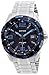 Casio Men's MTD1065D-1AV Silver Stainless-Steel Quartz Watch with Black Dial