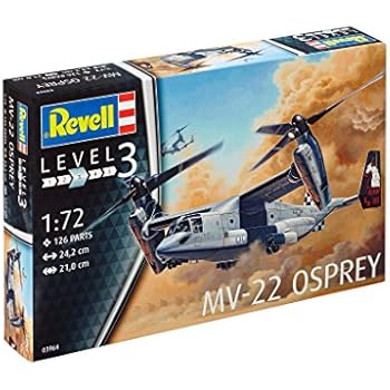Amazon.com: Revell of Germany Bell MV-22 Osprey Model Kit