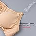 iMucci Beige Seamless Clear Back Bra with Clear Straps for Adult Women Large for adult cup C D