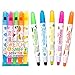 Smelly Gellies - Patented Gourmet Scented Glidewrite Gel Coloring Sticks, Crayons, Highlighters - 5 Count - Gifts for Kids