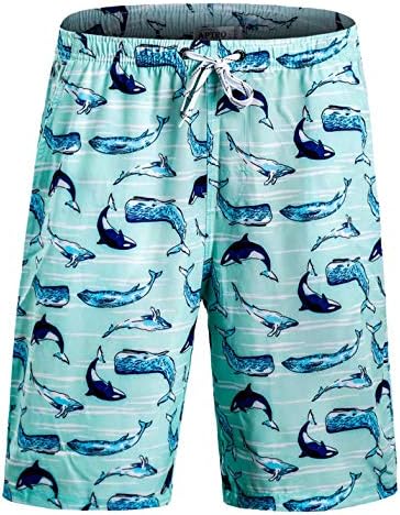 APTRO Men's Beach Shorts Quick Dry Shark Board Shorts