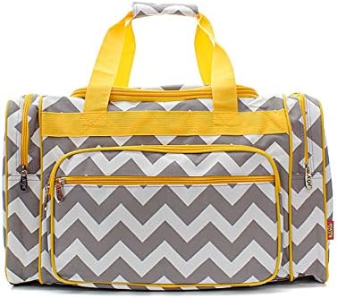 chevron duffle bag