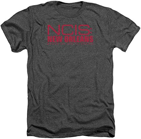 NCIS:New Orleans Logo Mens Heather Shirt Charcoal LG