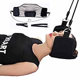 Aucor Adjustable Hammock for Neck - Portable Head Hammock Pain Relief Cervical Traction Device, Suitable for Office workers, Students, Athletes, Drivers, Body Workers