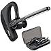 Bluetooth Headset, Handsfree Bluetooth 4.1 Headset Earphone for Business Trucker, Wireless Headphone Bluetooth Earpiece Compatible for iPhone Android Cellphone (Black-K10)
