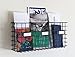 Tagway Home Wall Mounted Three Compartment Mail Basket Letter Holder Black Metal