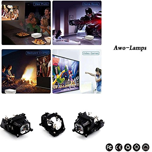 AWO 23040047 Premium Projector Replacement Lamp with Housing For EIKI LC-WAU200 LC-WNS3200 LC-XNS3100 LC-XNS2600