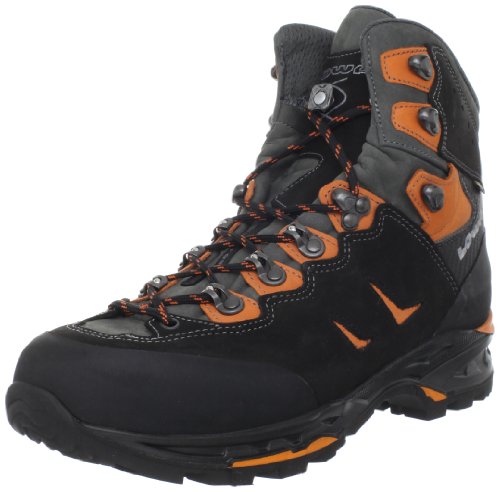 Lowa men s camino gtx freeflex hiking boot,black/orange…