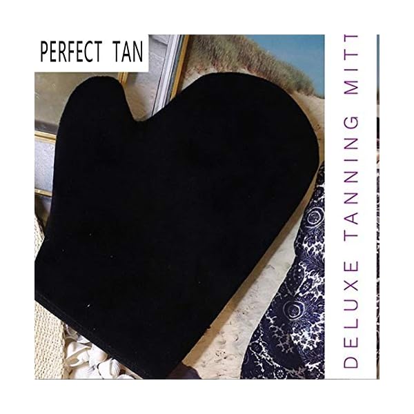 KELILO self-tanning tan gloves-Tanning Mitt applicator with thumb and face gloves, washable and reusable sun-free…