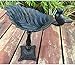 Jashem Cast Iron Bird Feeder Rustproof Maple Leaf Shape Bird Bath Decorative Wrought Crafts Heavy Bird Feeder for Garden Villa Home 13.2 x 9.25 inches