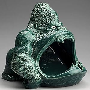 MELAG Asbak Gepersonaliseerde Koning Kong Asbak Leuke Keramiek Asbak Decoratie Thuis Cartoon Dier Sigaret Asbak Thuis En…