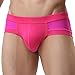 NEARTIME Men's Underwear, Mens Low Waist Boxers Briefs Men Underpants Soft Shorts (2XL, Pink) …