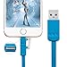 Lightning Cable, [ Apple MFi Certified ] PeleusTech [ 2 Pack ] 3ft 2 in 1 Lightning Micro USB Cable Charging Cord for iPhone iPad, Galaxy, Huawei and Other Android Phones Tablets (Blue)