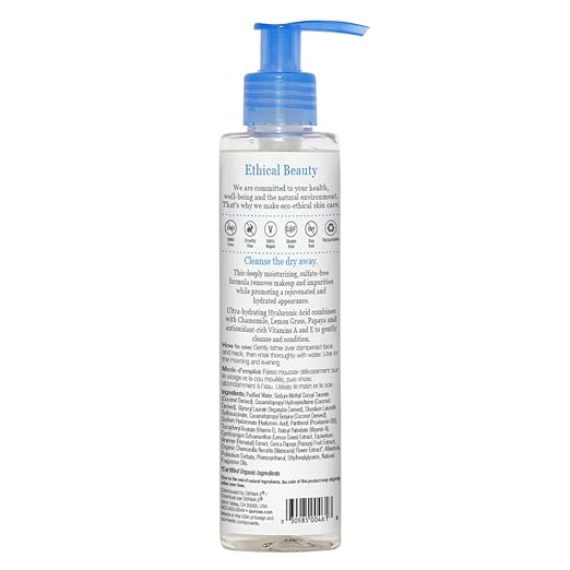 derma e hydrating cleanser with hyaluronic acid