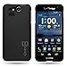 CoverON® Hard Rubberized Slim Case for Kyocera Hydro Elite - with Cover Removal Pry Tool - Black