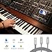 MIDI to USB Cable MIDI Interface Converter with LED Indicator Light and FTP Processing Chip for Electric Keyboard Piano to PC Mac Laptop 5-PIN DIN MIDI Cable 6FT(6ft)