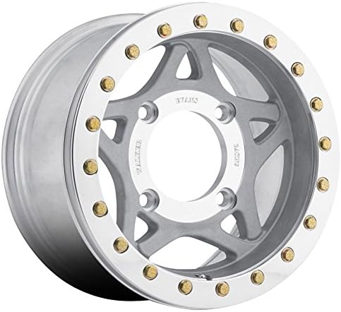 4/156_XP Walker Evans Racing Beadlock Racing Wheel 15x6 5.0 + 1.0 Shot Peen - Fits: Polaris GENERAL 1000 EPS 2016-2018