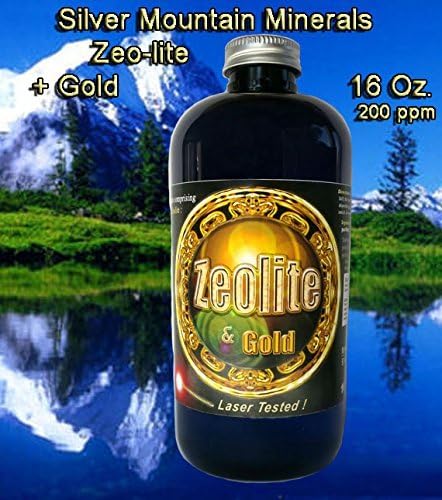 Silver Mountain Zeo-Lite 16 Oz. (Medical Purity most Bioavailable 200 ppm colloidally suspended with gold nano particulates) by Silver Mountain Minerals