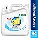 all Liquid Laundry Detergent Free Clear for Sensitive Skin, 141 Ounce, 94 Loads