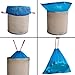Fiaze 7 Gallon Medium Drawstring Garbage Bags, Blue (110 counts/ Rolls)
