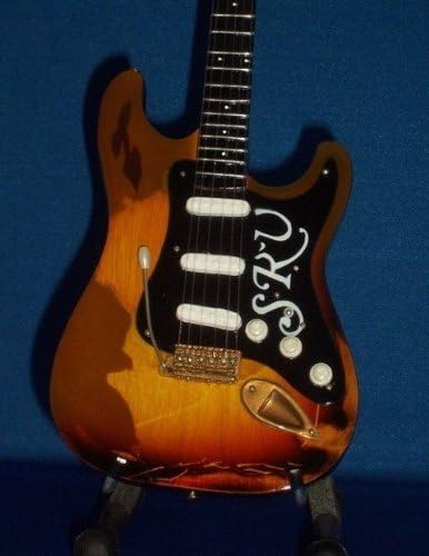 STEVIE RAY VAUGHAN Mini Guitar VINTAGE SRV Gift Statuette