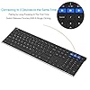 Arteck Universal Bluetooth Keyboard Stainless Steel Full Size UK Layout Wireless Keyboard for Windows, iOS, Android…
