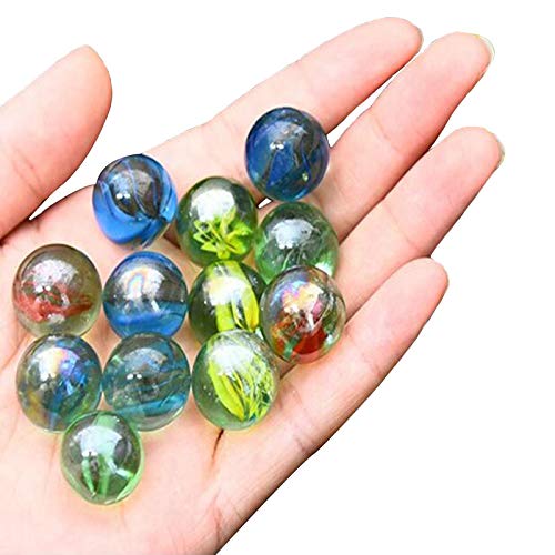 WINBOB 40PCS Marbles Assortment, Assorted Marbles, Marble Toy, Random Color - Thumbnail 2
