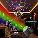 EAAGD DJ Disco Stage Lights - Sound Activated Party Lights Mini RGB LED Crysral Magic Ball Multi Colored Rotating Stage Effect Light Clubs Light for Home Room Dance Parties
