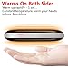 XGUO Rechargeable Hand Warmer Reliable Double-Side Heating Pocket Hand Warmers Electric Handwarmers 5200mAh Portable USB PowerBank Best Gift for Lover Family Women Mom Father in Winter (Black)