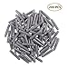 200 Pieces Universal Dishwasher Prong Rack Tip Tine Cover Caps, Flexible Round End Caps Shelf Organizer Tip Caps Wire Thread Protector Cover, 15 mm Long (Grey)