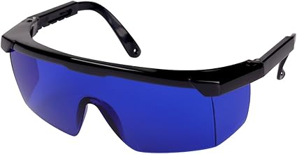 blue golf glasses