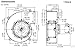 Dayton 1TDV4 High Temperature Blower