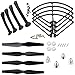 XiaoPengYo Spare Parts Propeller Blades Protectors Frame & Landing Skids & Blades Cover Compatible for Syma X8 X8C X8W X8G X8HC X8HW X8HG Quadcopter