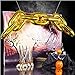 Gold Chain Link Party Balloon Decorations - 90s Party Theme Arch Linking Prop With 7 Large Balloons for a Hip Hop Graffiti Photo Booth Backdrop Display