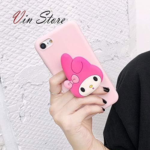 Elmo My Melody Ryan Kitty Kumamon Phone Case 3D Cute Cartoon for iPhone 6 6S 7 8 Plus X XR XS Max (My Melody, iPhone 6 6S)
