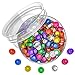Push Pin Magnets, 65 Pack Assorted Colored Kitchen Office Magnets, Neodymium Mini Fridge Magnets Strong, Heavy Duty Push Pins, Perfect For Classroom Map Dry Erase Whiteboard Magnets, Teacher Magnets